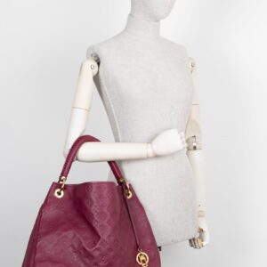 LOUIS VUITTON Artsy MM Bag Empreinte Fuchsia | Luna Bags