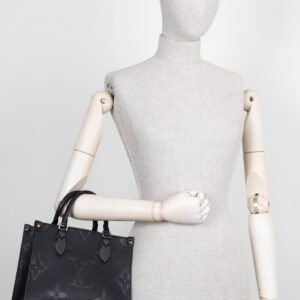 LOUIS VUITTON OnTheGo Pm Empreinte Black | Luna Bags