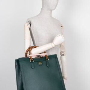 GUCCI Diana Tote Bag Green | Luna Bags