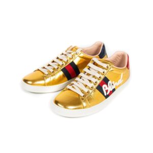 Gucci Ace Leather Embroidered Sneaker | Luna Bags