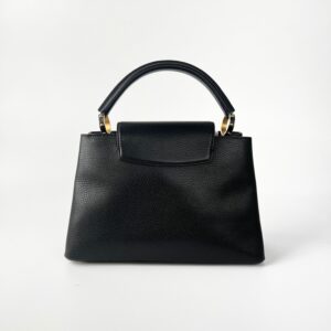 Louis Vuitton Capucine MM Black | Luna Bags