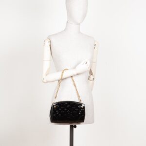 LOUIS VUITTON Santa Monica Bag MNG Vernis Black | Luna Bags