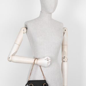 GUCCI Mini Horsebit Shoulder Bag Black | Luna Bags