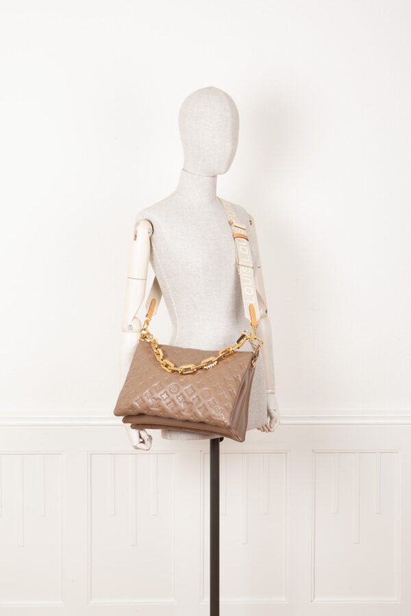 LOUIS VUITTON Coussin MM Taupe | Luna Bags
