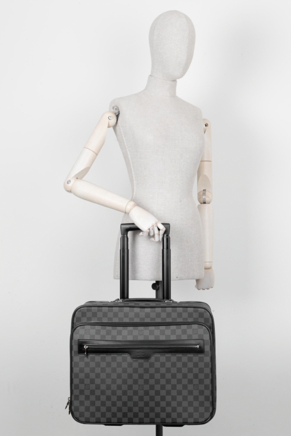 LOUIS VUITTON Pilot Trolley Damier Graphite | Luna Bags