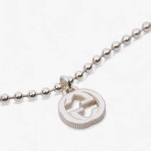 Gucci Interlocking G Bracelet Silver Silver Sterling 18 | Luna Bags