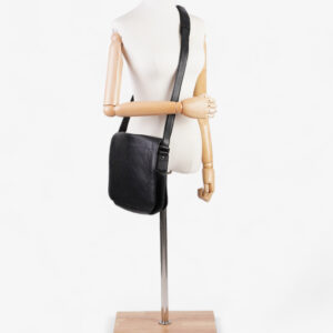 Gucci Flap Messenger Black Leather | Luna Bags