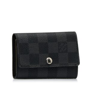 LOUIS VUITTON Damier Graphite 6 Key Holder | Luna Bags