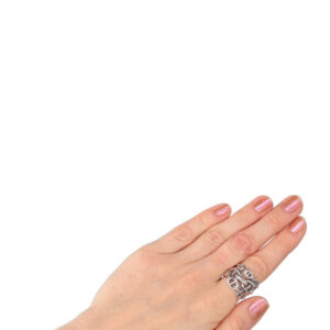 HERMES Chain d'Ancre Enchainée Ring Silver | Luna Bags
