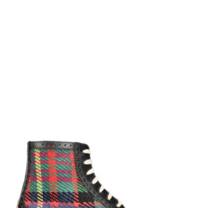 GUCCI Queercore Tartan Brogue Ankle Boots | Luna Bags