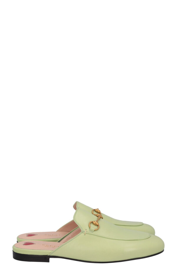GUCCI Princetown Loafer Mules Green | Luna Bags