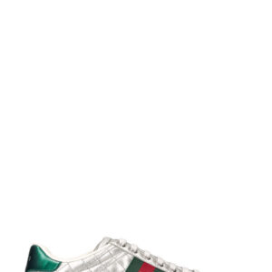 GUCCI Ace Bee Platform Sneakers Silver | Luna Bags