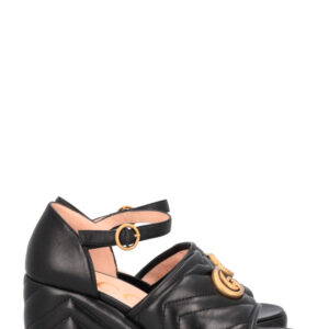 GUCCI GG Quilted Heels Black | Luna Bags