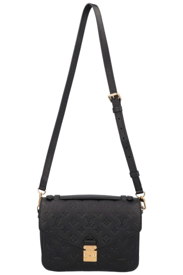 LOUIS VUITTON Pochette Métis Empreinte Black | Luna Bags