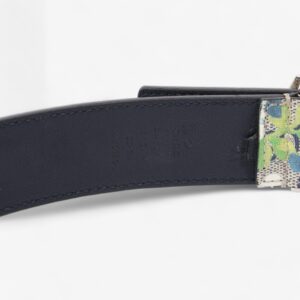 Gucci Blooms Belt GG Supreme / Blue Canvas 85cm / 34" | Luna Bags