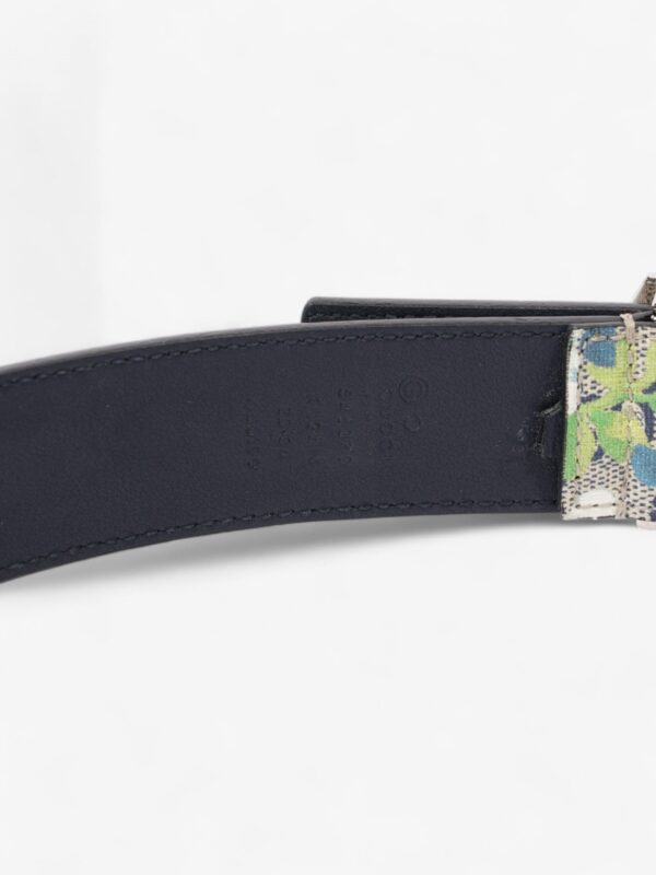 Gucci Blooms Belt GG Supreme / Blue Canvas 85cm / 34" | Luna Bags