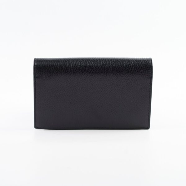 Gucci Black Logo Wallet On Chain WOC | Luna Bags