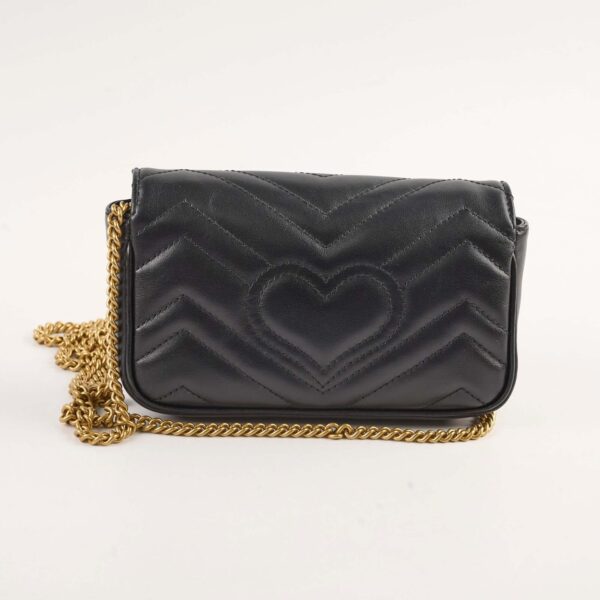 Gucci Supermini Marmont Black | Luna Bags