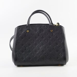 Louis Vuitton Montaigne MM Empreinte Black | Luna Bags
