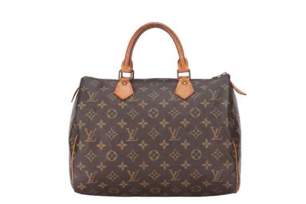 LOUIS VUITTON SPEEDY 30 (M41526) MONOGRAM CANVAS GOLD HARDWARE, NO DUST COVER | Luna Bags