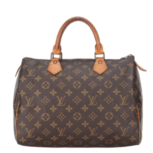 LOUIS VUITTON SPEEDY 30 (M41526) MONOGRAM CANVAS GOLD HARDWARE, NO DUST COVER | Luna Bags
