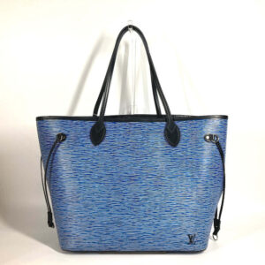 LOUIS VUITTON Shoulder Bag M51053 Epi Leather blue Epi Denim Neverfull MM | Luna Bags