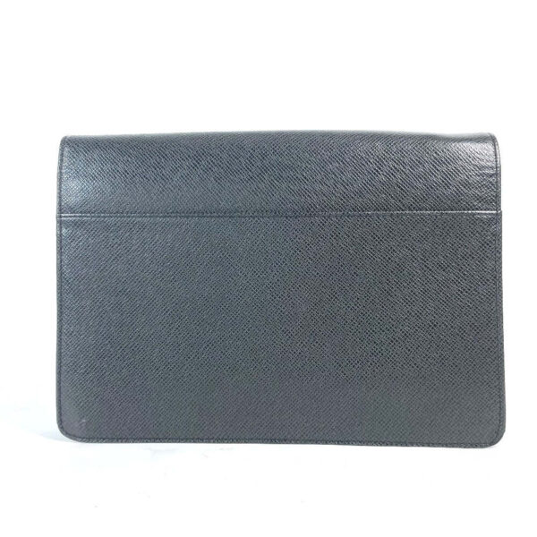 LOUIS VUITTON business bag  M30782 Taiga Leather black Taiga Selenga | Luna Bags