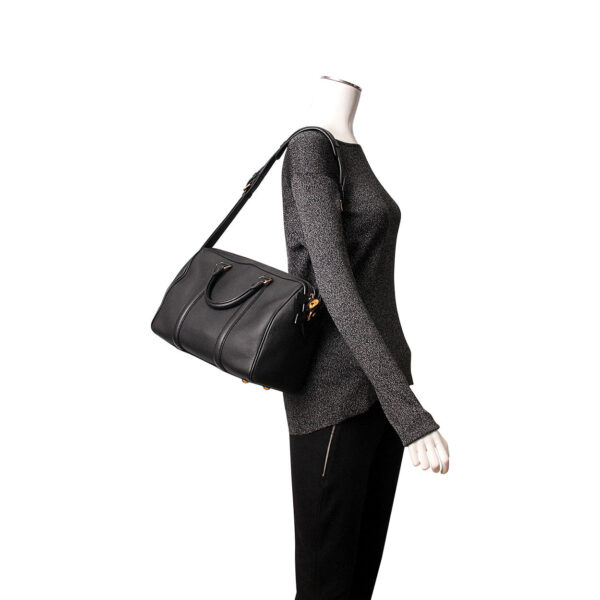 LOUIS VUITTON Leather Sofia Coppola MM Black | Luna Bags