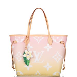 Louis Vuitton Light Pink By The Pool Giant Monogram Neverfull MM | Luna Bags