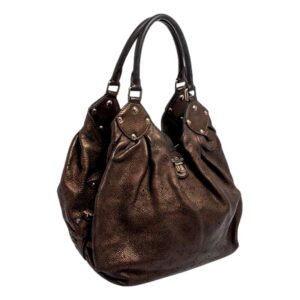 Louis Vuitton Mahina Hobo Handbag XL Leather Bronze | Luna Bags