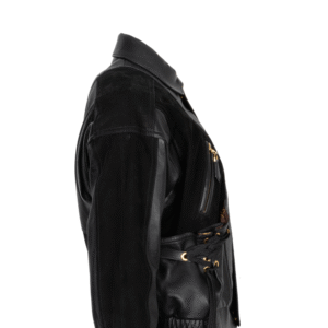 LOUIS VUITTON Leather Bomber Jacket MNG Lining | Luna Bags