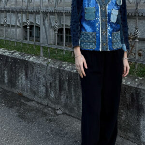 LOUIS VUITTON Denim Jacket Sequins SS 2005 | Luna Bags