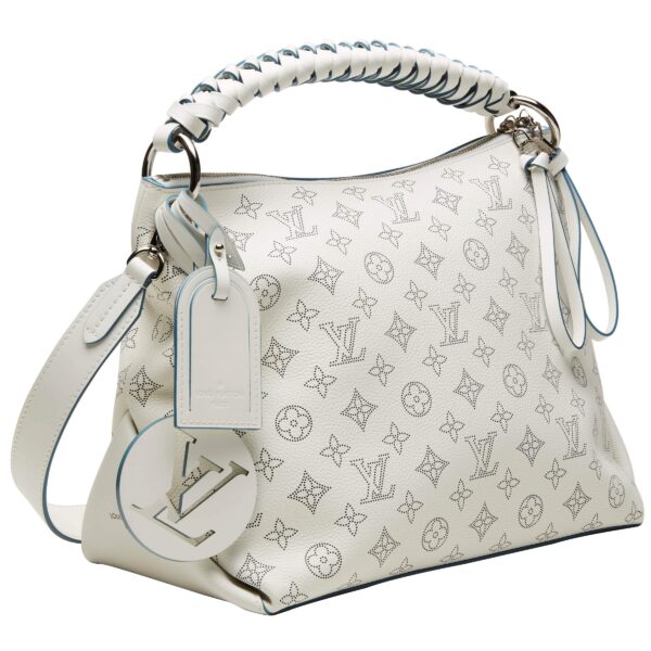 LOUIS VUITTON SNOW MAHINA BEAUBOURG HOBO MM BAG | Luna Bags