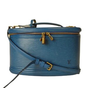 LOUIS VUITTON Beauty Case Vanity Epi light blue bag | Luna Bags