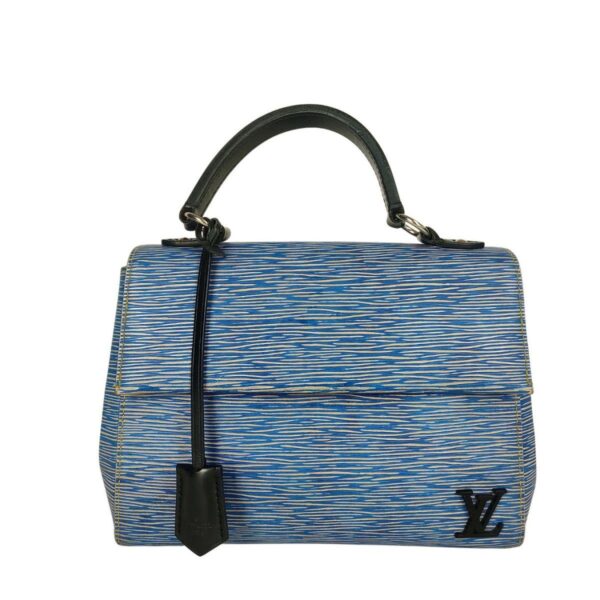 LOUIS VUITTON Cluny bag in light blue epi leather | Luna Bags