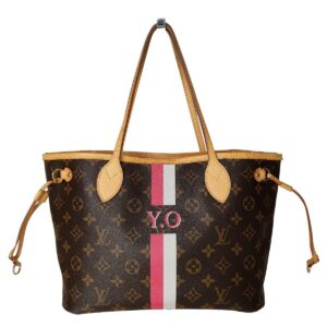 LOUIS VUITTON handbag Neverfull PM monogram with initials | Luna Bags