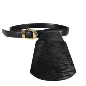 LOUIS VUITTON fanny pack Sherwood Epi black belt | Luna Bags