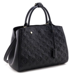 Louis Vuitton Black Monogram Empreinte Montaigne MM | Luna Bags