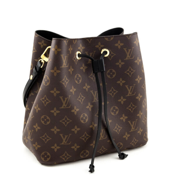 Louis Vuitton Black Monogram Neonoe MM | Luna Bags