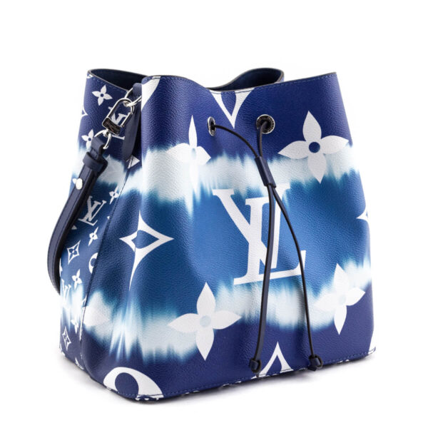 Louis Vuitton Blue Giant Monogram Escale Neonoe MM | Luna Bags