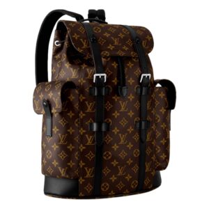 Louis Vuitton Christopher MM Monogram Macassar Canvas Backpack | Luna Bags