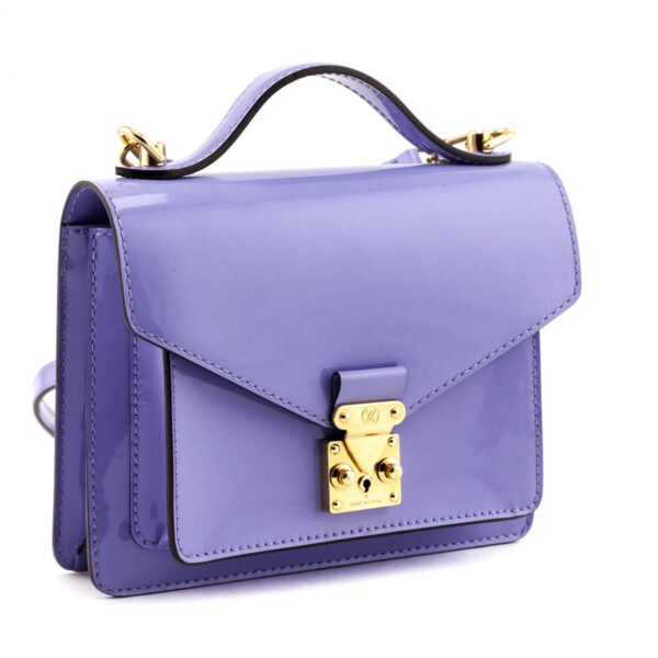 Louis Vuitton Lilac Vernis Monceau BB | Luna Bags