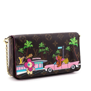 Louis Vuitton Monogram 2021 Christmas Animation Vivienne Hollywood Pochette Felicie | Luna Bags