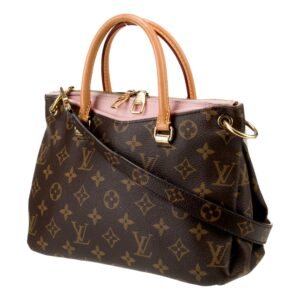 Louis Vuitton Pallas BB Monogram with Pink Leather Cross Body Bag | Luna Bags