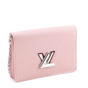 Louis Vuitton Rose Ballerine Epi Twist Belt Chain Wallet | Luna Bags
