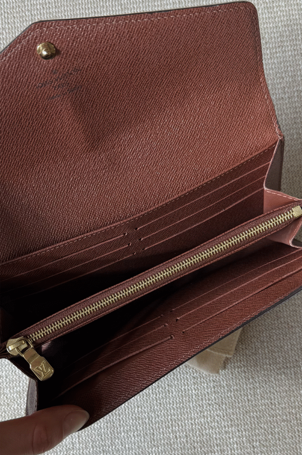 LOUIS VUITTON Sarah Wallet MNG Canvas | Luna Bags
