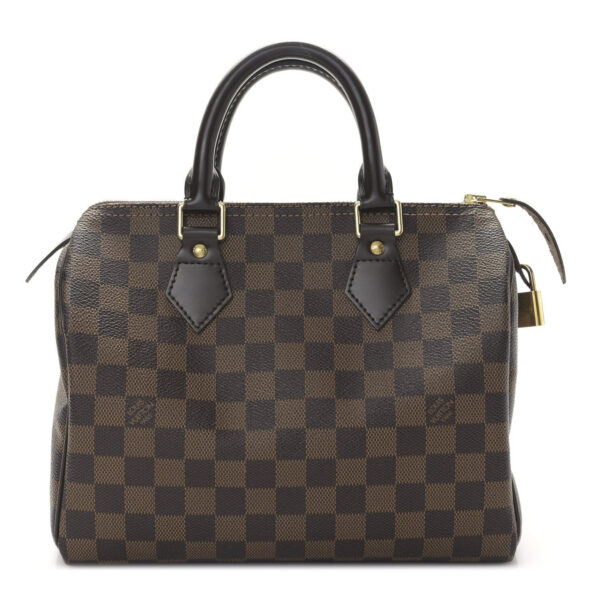 Louis Vuitton Speedy 25 Damier Ebene Top Handle Handbag | Luna Bags