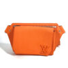 LOUIS VUITTON Sling bag M59625 Taurillon Clemence Leather Orange LV Aerogram Bum bag NV | Luna Bags - Image 12