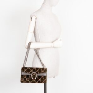 GUCCI Small Dionysus Bag Velvet Green | Luna Bags