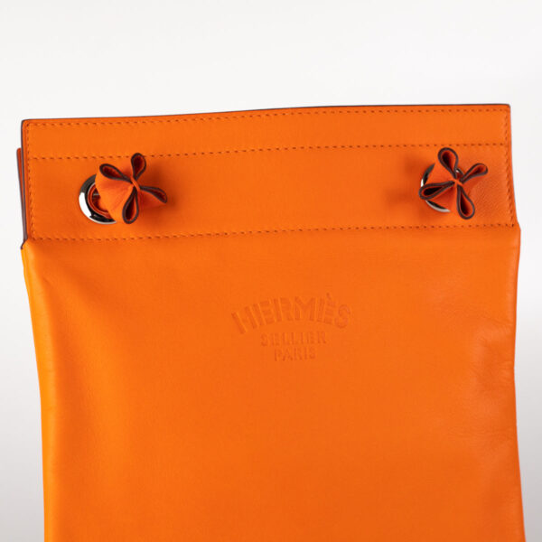 Hermes Aline Orange - C Stamp | Luna Bags